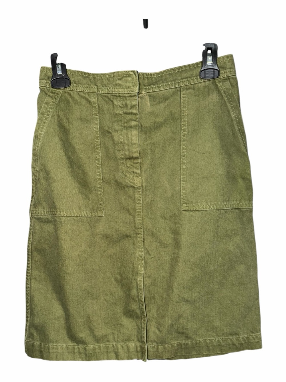 J. Crew Olive Green Midi Utility Skirt